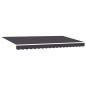 vidaXL Tenda Retrattile Antracite 400x200 cm Tessuto e Poliestere vidaXL Tenda Retrattile Antracite 400x200 cm Tessuto e Poliestere