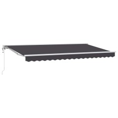 vidaXL Tenda Retrattile Antracite 400x200 cm