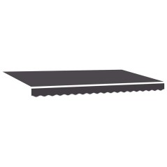vidaXL Tenda Retrattile Antracite Grigio