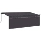 vidaXL Tenda Retrattile Antracite Grigio vidaXL Tenda Retrattile Antracite Grigio