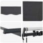 vidaXL Tenda Retrattile Antracite Grigio vidaXL Tenda Retrattile Antracite Grigio