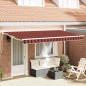 vidaXL Tenda Retrattile Blu Marino 400x200 cm vidaXL Tenda Retrattile Blu Marino 400x200 cm