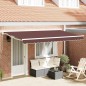 vidaXL Tenda Retrattile Marrone 400x200 cm vidaXL Tenda Retrattile Marrone 400x200 cm
