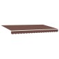 vidaXL Tenda Retrattile Marrone 400x200 cm vidaXL Tenda Retrattile Marrone 400x200 cm