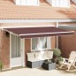 vidaXL Tenda Retrattile Marrone 400x200 cm vidaXL Tenda Retrattile Marrone 400x200 cm