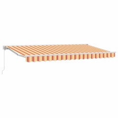 vidaXL Tenda Retrattile Blu Marino 400x200 cm Tessuto e Poliestere