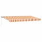 vidaXL Tenda Retrattile Blu Marino 400x200 cm Tessuto e Poliestere