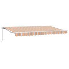 vidaXL Tenda Retrattile Blu Marino 400x200 cm