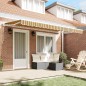 vidaXL Tenda Retrattile Blu Marino 400x200 cm vidaXL Tenda Retrattile Blu Marino 400x200 cm