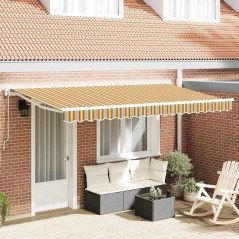 vidaXL Tenda Retrattile Blu Marino 400x200 cm