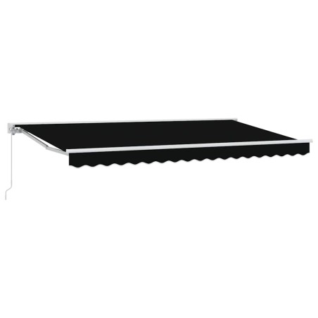 vidaXL Tenda Retrattile Nero 400x200 cm
