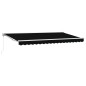 vidaXL Tenda Retrattile Nero 400x200 cm