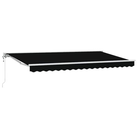 vidaXL Tenda Retrattile Nero 400x200 cm