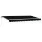 vidaXL Tenda Retrattile Nero 400x200 cm vidaXL Tenda Retrattile Nero 400x200 cm