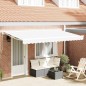 vidaXL Tenda Retrattile Bianco 400x200 cm vidaXL Tenda Retrattile Bianco 400x200 cm