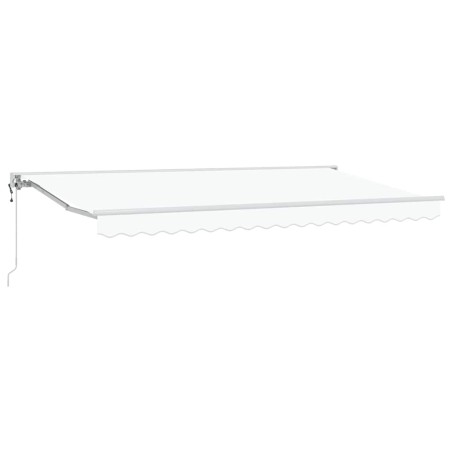vidaXL Tenda Retrattile Bianco 400x200 cm