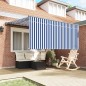 vidaXL Tenda Retrattile Strisce Blu e Bianche Large vidaXL Tenda Retrattile Strisce Blu e Bianche Large