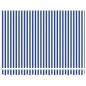 vidaXL Tenda Retrattile Strisce Blu e Bianche Large vidaXL Tenda Retrattile Strisce Blu e Bianche Large