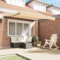 vidaXL Tenda Retrattile Giallo e Bianco 300x250 cm vidaXL Tenda Retrattile Giallo e Bianco 300x250 cm