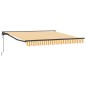vidaXL Tenda Retrattile Giallo e Bianco 300x250 cm vidaXL Tenda Retrattile Giallo e Bianco 300x250 cm