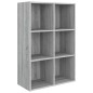 vidaXL Libreria/Credenza Grigio Sonoma 66x30x98 cm Legno Multistrato vidaXL Libreria/Credenza Grigio Sonoma 66x30x98 cm Legno Multistrato