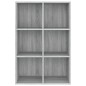 vidaXL Libreria/Credenza Grigio Sonoma 66x30x98 cm Legno Multistrato vidaXL Libreria/Credenza Grigio Sonoma 66x30x98 cm Legno Multistrato