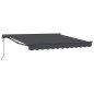 vidaXL Tenda Retrattile Antracite 300x250 cm Alluminio e Poliestere