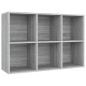 vidaXL Libreria/Credenza Grigio Sonoma 66x30x98 cm Legno Multistrato vidaXL Libreria/Credenza Grigio Sonoma 66x30x98 cm Legno Multistrato