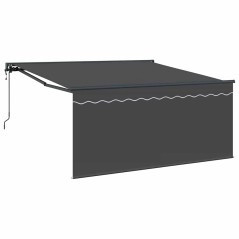 vidaXL Tenda Retrattile Antracite 300 x 250 cm Tessuto