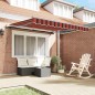 vidaXL Tenda da sole automatica retrattile Arancione e Marrone, 300x250 cm vidaXL Tenda da sole automatica retrattile Arancione e Marrone, 300x250 cm