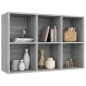 vidaXL Libreria/Credenza Grigio Sonoma 66x30x98 cm Legno Multistrato vidaXL Libreria/Credenza Grigio Sonoma 66x30x98 cm Legno Multistrato