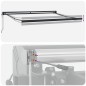 vidaXL Tenda da sole automatica e retrattile a strisce multicolori 300x250 cm vidaXL Tenda da sole automatica e retrattile a strisce multicolori 300x250 cm