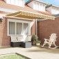 vidaXL Tenda Retrattile Manuale a strisce multicolori 300x250 cm vidaXL Tenda Retrattile Manuale a strisce multicolori 300x250 cm
