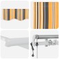 vidaXL Tenda Retrattile Multicolore 300 x 250 cm Tessuto vidaXL Tenda Retrattile Multicolore 300 x 250 cm Tessuto