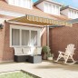 vidaXL Tenda da sole retrattile manuale a strisce multicolore, 300 x 250 cm. vidaXL Tenda da sole retrattile manuale a strisce multicolore, 300 x 250 cm.