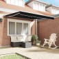 vidaXL Tenda Retrattile Nero 300x250 cm vidaXL Tenda Retrattile Nero 300x250 cm