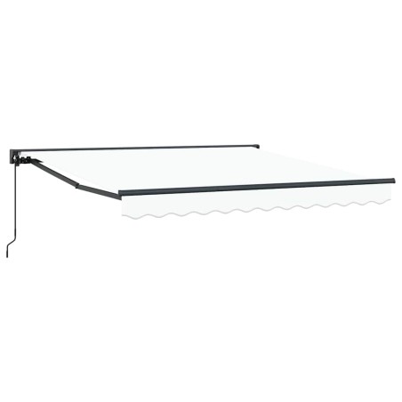 vidaXL Tenda Retrattile Bianco 300x250 cm Poliestere