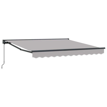 vidaXL Tenda Retrattile Grigio chiaro 300x250 cm Poliestere