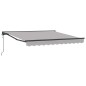 vidaXL Tenda Retrattile Grigio chiaro 300x250 cm Tessuto vidaXL Tenda Retrattile Grigio chiaro 300x250 cm Tessuto