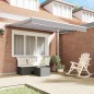 vidaXL Tenda Retrattile Grigio chiaro 300x250 cm Tessuto vidaXL Tenda Retrattile Grigio chiaro 300x250 cm Tessuto