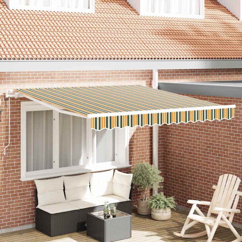 vidaXL Tenda Verde e Gialla Verde e giallo 300 x 250 cm Verde e giallo vidaXL Tenda Verde e Gialla Verde e giallo 300 x 250 cm Verde e giallo