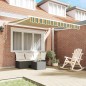vidaXL Tenda da sole automatica retrattile Verde e Gialla 300x250 cm vidaXL Tenda da sole automatica retrattile Verde e Gialla 300x250 cm