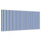vidaXL Tenda Retrattile a Righe Blu e Bianche 350 x 250 cm Tessuto vidaXL Tenda Retrattile a Righe Blu e Bianche 350 x 250 cm Tessuto