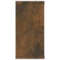 Mensole Parete Cubo 2pz Rovere Fumo 100x15x30 Legno Multistrato Mensole Parete Cubo 2pz Rovere Fumo 100x15x30 Legno Multistrato