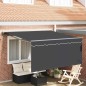 vidaXL Tenda Retrattile Antracite Grigio 350 x 250 cm vidaXL Tenda Retrattile Antracite Grigio 350 x 250 cm