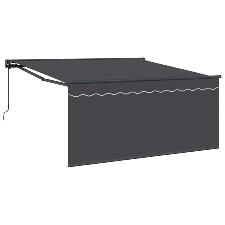 vidaXL Tenda Retrattile Antracite Grigio 350 x 250 cm