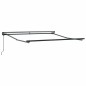 vidaXL Tenda Retrattile Antracite Grigio 350 x 250 cm vidaXL Tenda Retrattile Antracite Grigio 350 x 250 cm
