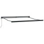 vidaXL Tendalino Retrattile Automatico Arancione e Marrone 350x250 cm vidaXL Tendalino Retrattile Automatico Arancione e Marrone 350x250 cm