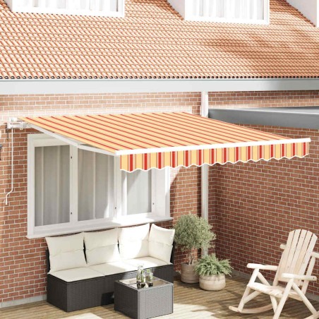 vidaXL Tenda Portatile Giallo e arancione 350 x 250 cm