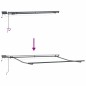vidaXL Tenda Retrattile Manuale con LED Gialla e Arancione 350x250 cm vidaXL Tenda Retrattile Manuale con LED Gialla e Arancione 350x250 cm